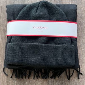 Club Room Hat/Scarf Set